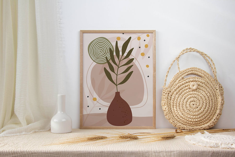 Thumbnail: Boho art - a flower vase