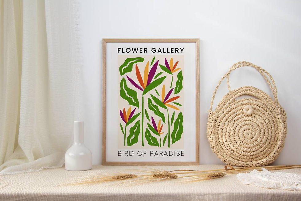 Thumbnail: Contemporary floral art - Bird of Paradise