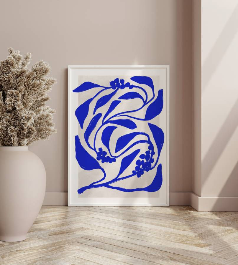 Thumbnail: Matisse inspired abstract art - botanical