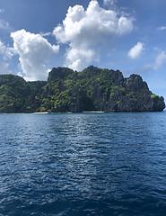an island off of El Nido during Tour A in Palawan,