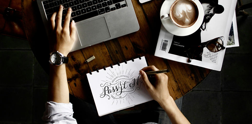 Creative Workspace Flatlay