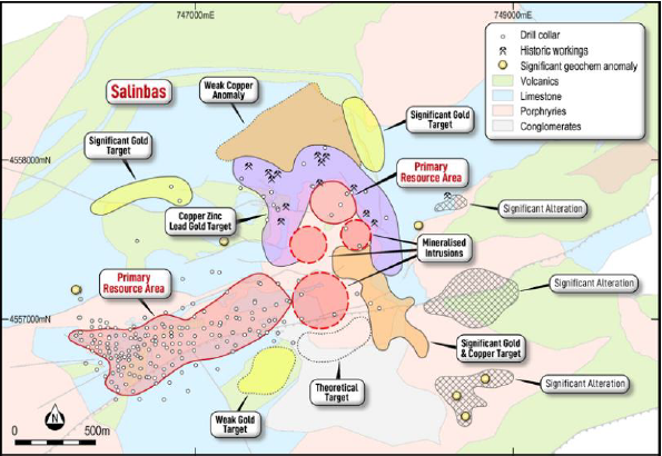 Figure 5: Salinbas Gold Project (source: AA2) | Samso News