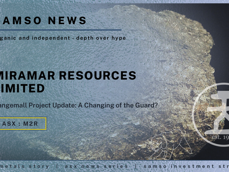 Miramar Resources Ltd - Bangemall Project Update | Samso News