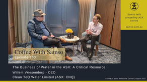 The Business of Water in the ASX - A Critical Resource - Clean Teq Water Limited (ASX: CNQ)
