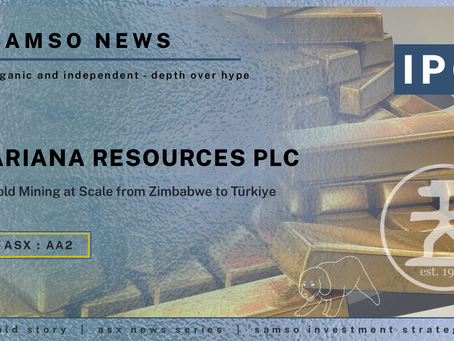 🆕IPO Listing: Ariana Resources Plc (ASX: AA2) – Gold Mining Story at Scale from Zimbabwe to Türkiye.