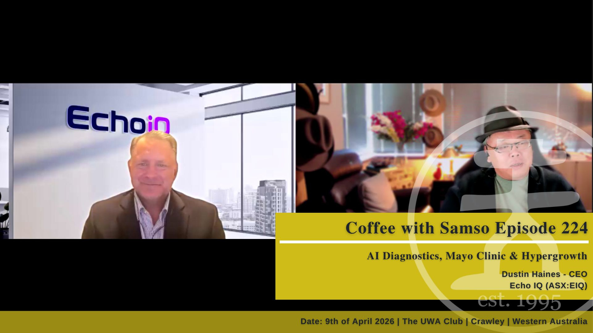 Echo IQ – AI Diagnostics, Mayo Clinic & Hypergrowth| Samso