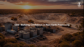 Samso News: OD6 Metals — Advanced ANSTO Metallurgical Testwork Underway - A Definite #SamsoDYOR for Monitoring Rare Earths De-Risking and Offtake Readiness. | Samso News