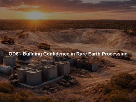 Samso News: OD6 Metals — Advanced ANSTO Metallurgical Testwork Underway - A Definite #SamsoDYOR for Monitoring Rare Earths De-Risking and Offtake Readiness. | Samso News