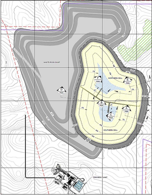 Figure 5: Integrated Waste Rock and TSF Facility (source: AUC) | Samso News