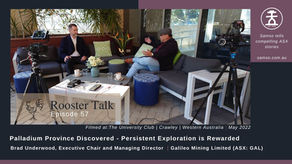 Galileo Mining Limited (ASX: GAL) - Palladium Discovery - Persistent Mineral Exploration Rewarded.