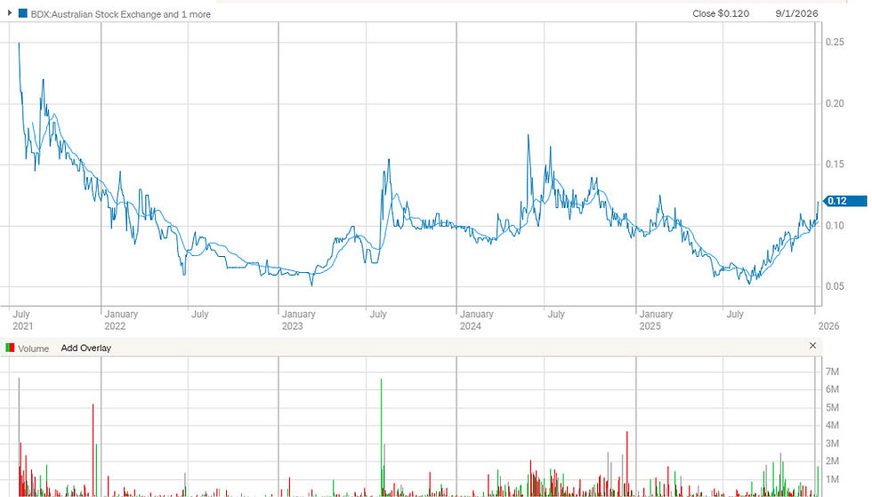 Figure 8: The share price chart for BDX as of 9th January 2025. (source: CommSec) | Samso News