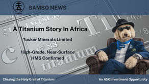 Tusker Minerals Limited – High-Grade, Near-Surface HMS Confirmed