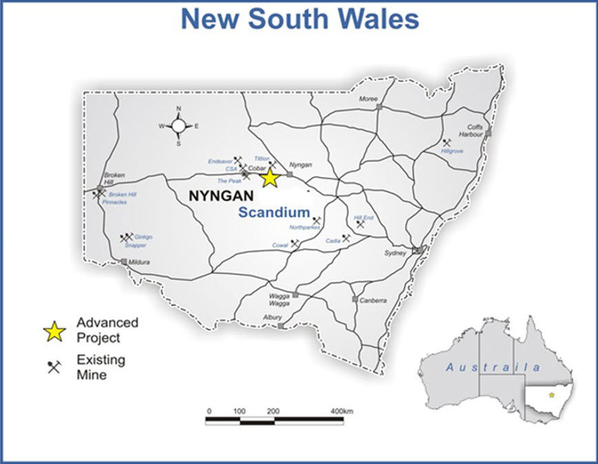 Figure 12: Nyngan Scandium Project, New South Wales (source: SCY) | Samso Insights