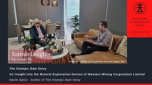 The Olympic Dam Story: An Insight into the Mineral Exploration Genius of WMC Limited.
