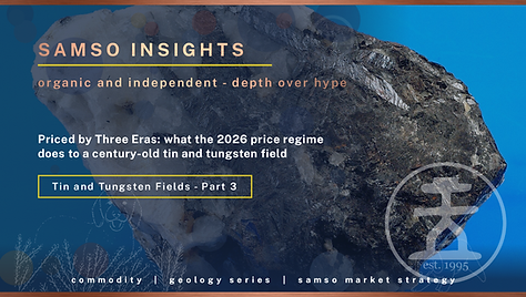 Priced by Three Eras: what the 2026 price regime does to a century-old tin and tungsten field