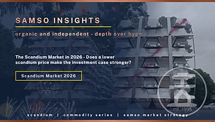 The Scandium Market in 2026 - Does a lower scandium price make the investment case stronger?