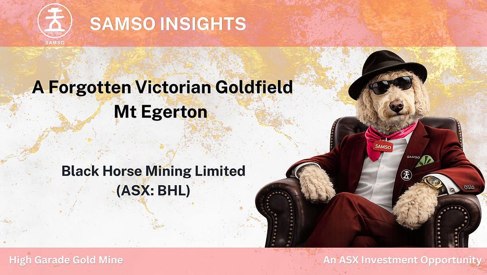 Black Horse Mining (ASX: BHL) — Maiden Drilling at Mt Egerton Lights Up a Forgotten Victorian Goldfield