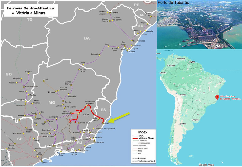 Figure 7: Location of Vale´s Tubarão complex
