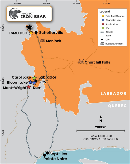 Figure 1: Iron Bear Project (source: CLE) | Samso News