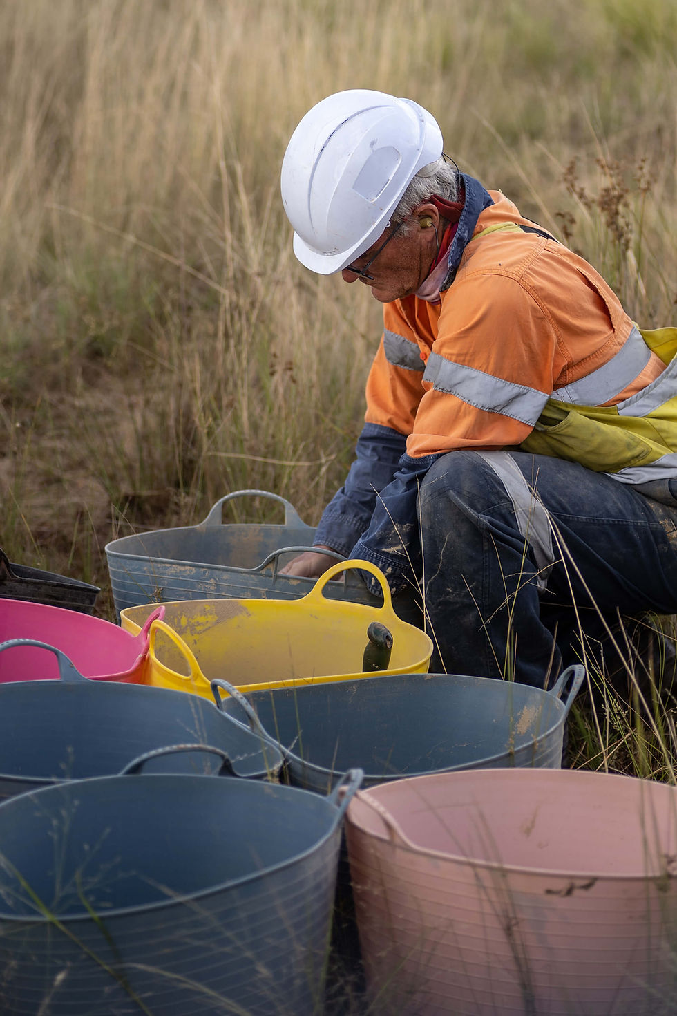 Figure 2A: Fifield aircore drilling. (Source: Rimfire Pacific Mining Limited)