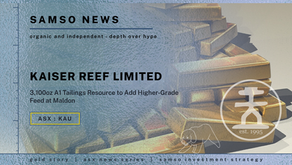 Kaiser Reef Defines 3,100oz A1 Tailings Resource to Add Higher-Grade Feed at Maldon