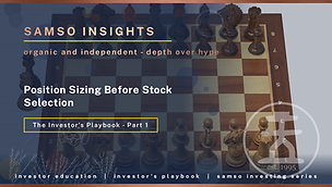 Position Sizing Before Stock Selection