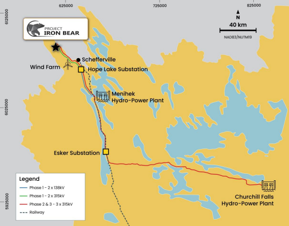 Figure 3: Iron Bear could operate with 100% renewable power (source: CLE) } Samso News