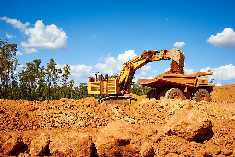 Figure 7: Mining operations in Western Australia showing active excavation of bauxite using modern heavy machinery, as it typically mines the shallow nature of bauxite. (source: https://www.alcircle.com/). | Samso Insights