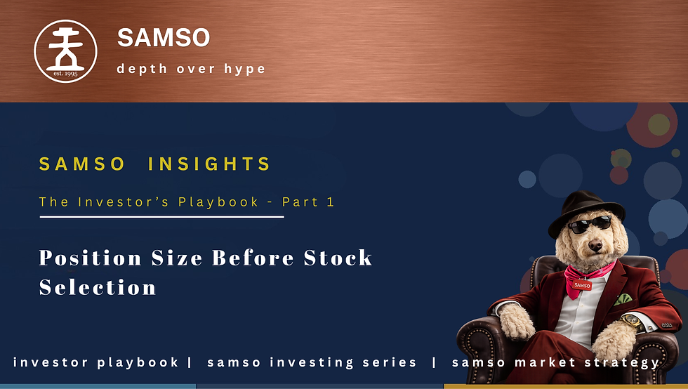 Position Sizing Before Stock Selection