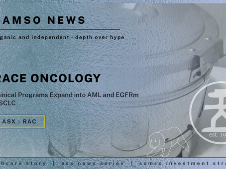 Race Oncology Expands Clinical Programs into AML and EGFRm NSCLC | Samso News