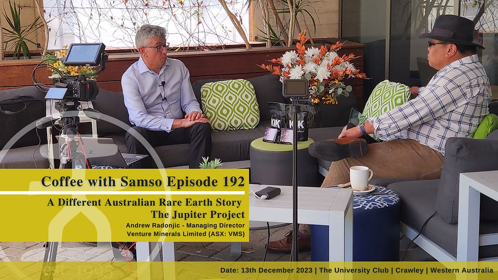 Venture Minerals Limited (ASX: VMS) - A Different Australian Rare Earth Story - The Jupiter Project.