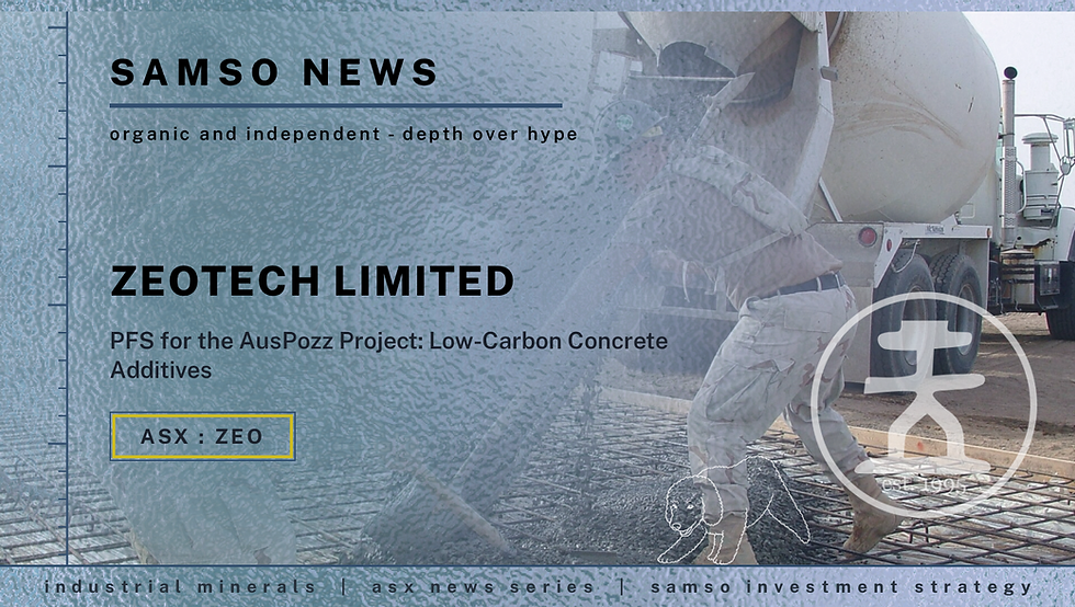 Zeotech Delivers Game-Changing PFS for AusPozz™ Project | Samso News