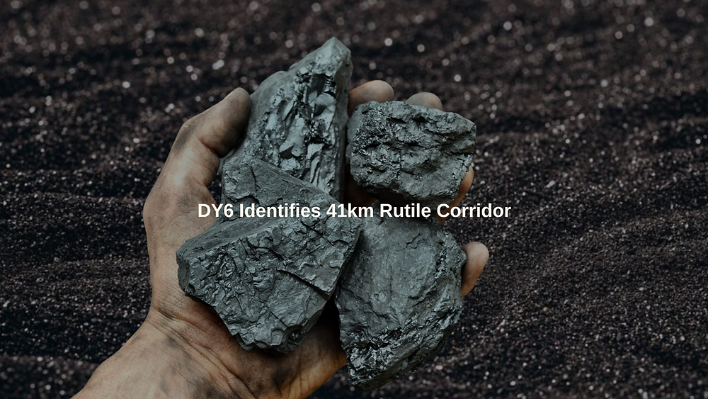 DY6 Metals Ltd (ASX: DY6) - High-Grade Saprolite Rutile Confirmed at Central Rutile Project.| Samso