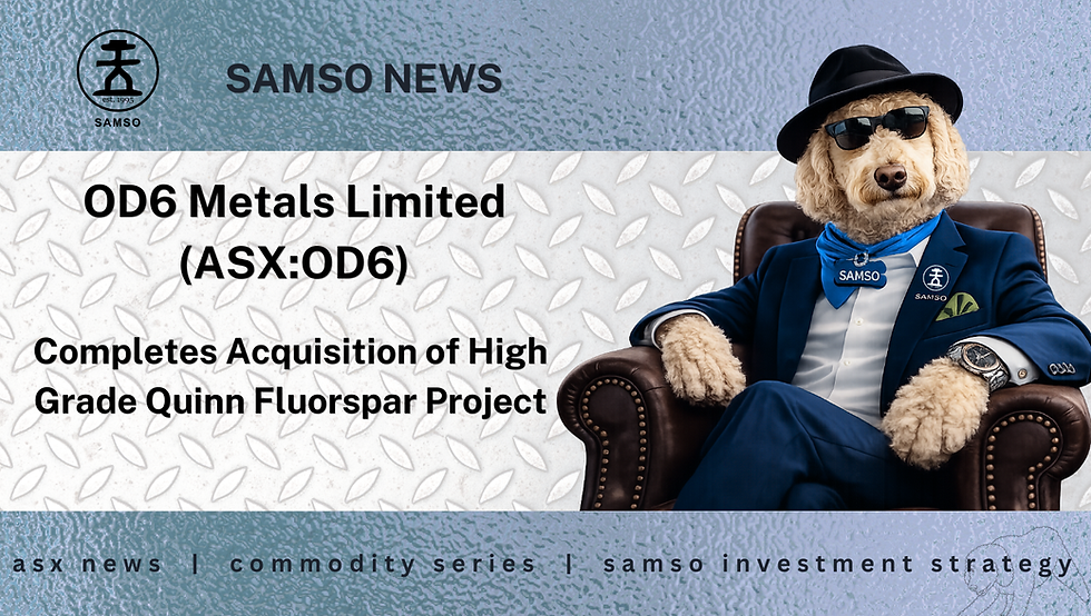 OD6 Metals (ASX: OD6) Completes Acquisition of District-Scale High-Grade Quinn Fluorspar Project in Nevada
