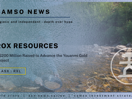 Rox Resources Raises A$200 Million to Advance the Youanmi Gold Project | Samso News