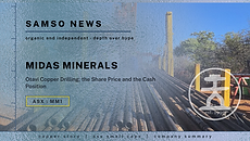 Midas Minerals (ASX: MM1) - Otavi Copper Drilling, the Share Price and the Cash Position