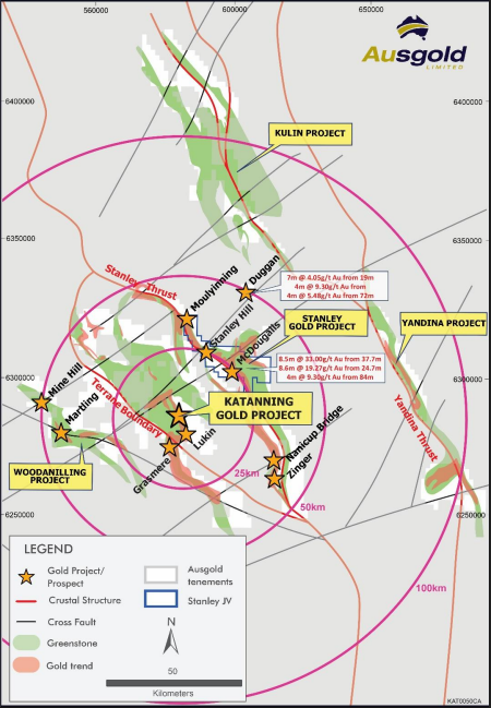Figure 6: Ausgold - Regional Exploration (source: AUC) | Samso News