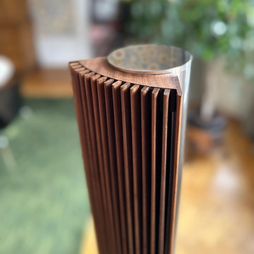 BeoLab 8000 Solid Walnut Grilles Custom Upgrade | DesignedAV