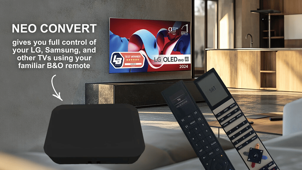 Convert-Remotes-Beo4, Beoremote One, Beolink 1000, Beolink 5000, Beo5, Beo6