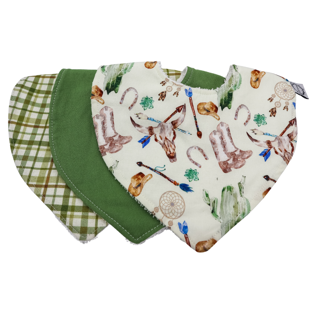 Out West Dribble Bib Bundle