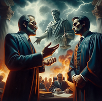 Advogado em atuação frente à Juiz de Direito