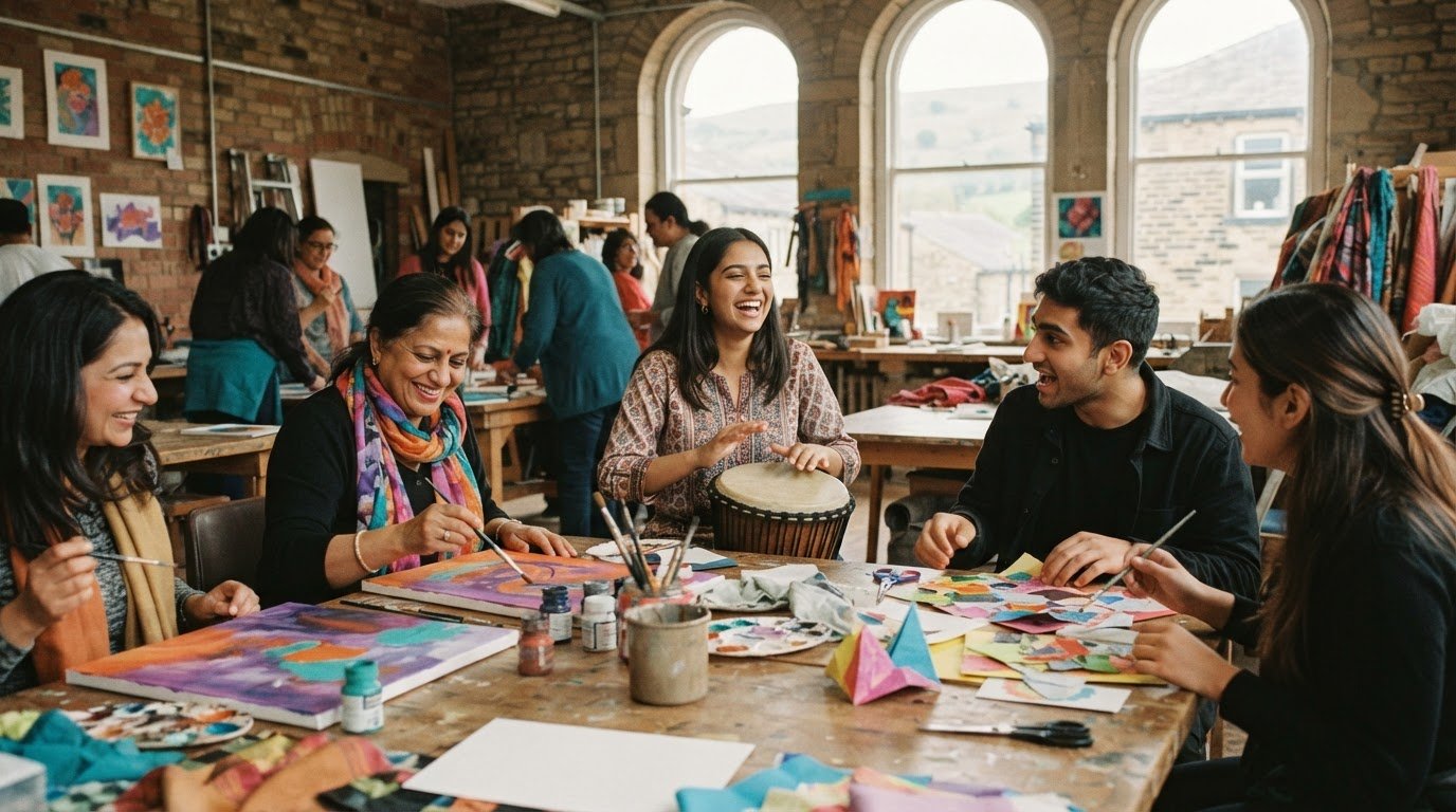Community Arts Workshops in Huddersfield with Free Weekly Drop-ins