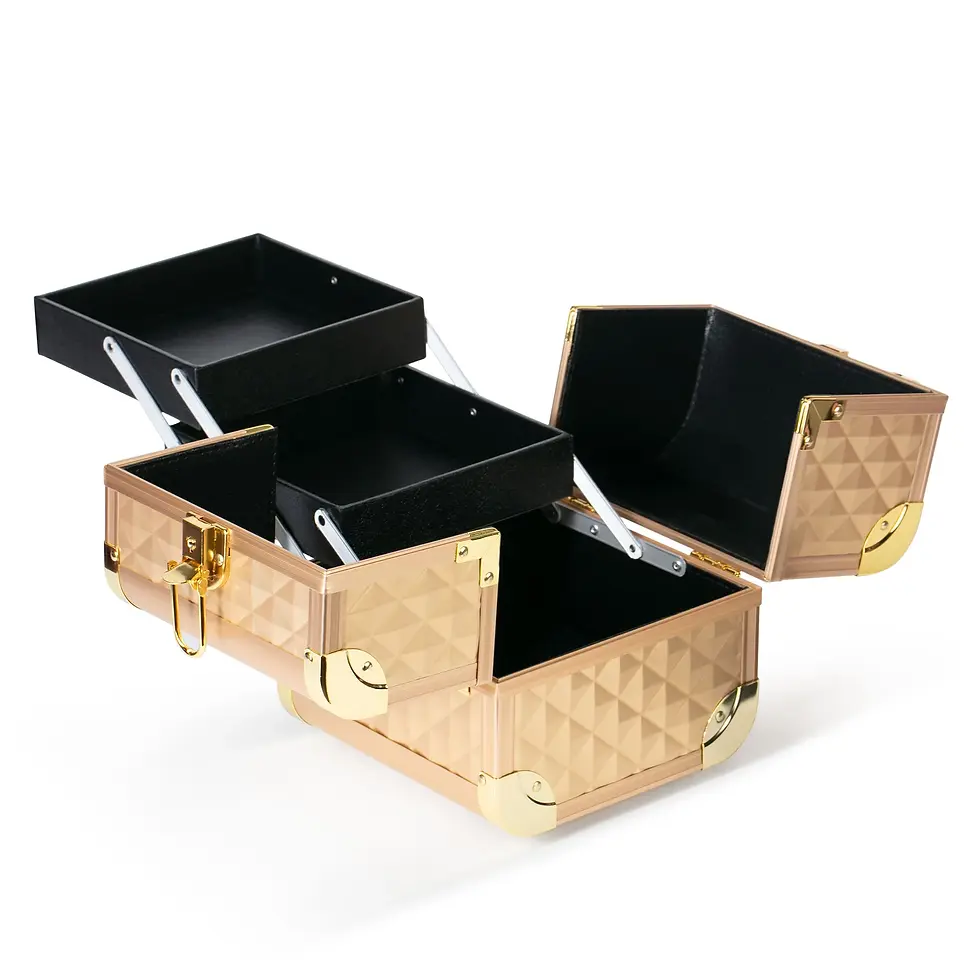 Thumbnail: INGLOT MAKEUP CASE KC-MB152M K107-2HG GOLD MATTE
