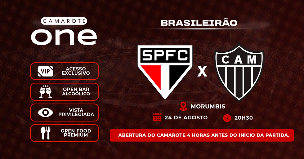SÃO PAULO X ATLÉTICO-MG