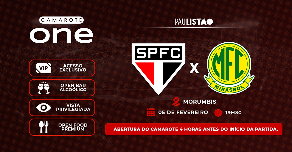 SÃO PAULO X MIRASSOL