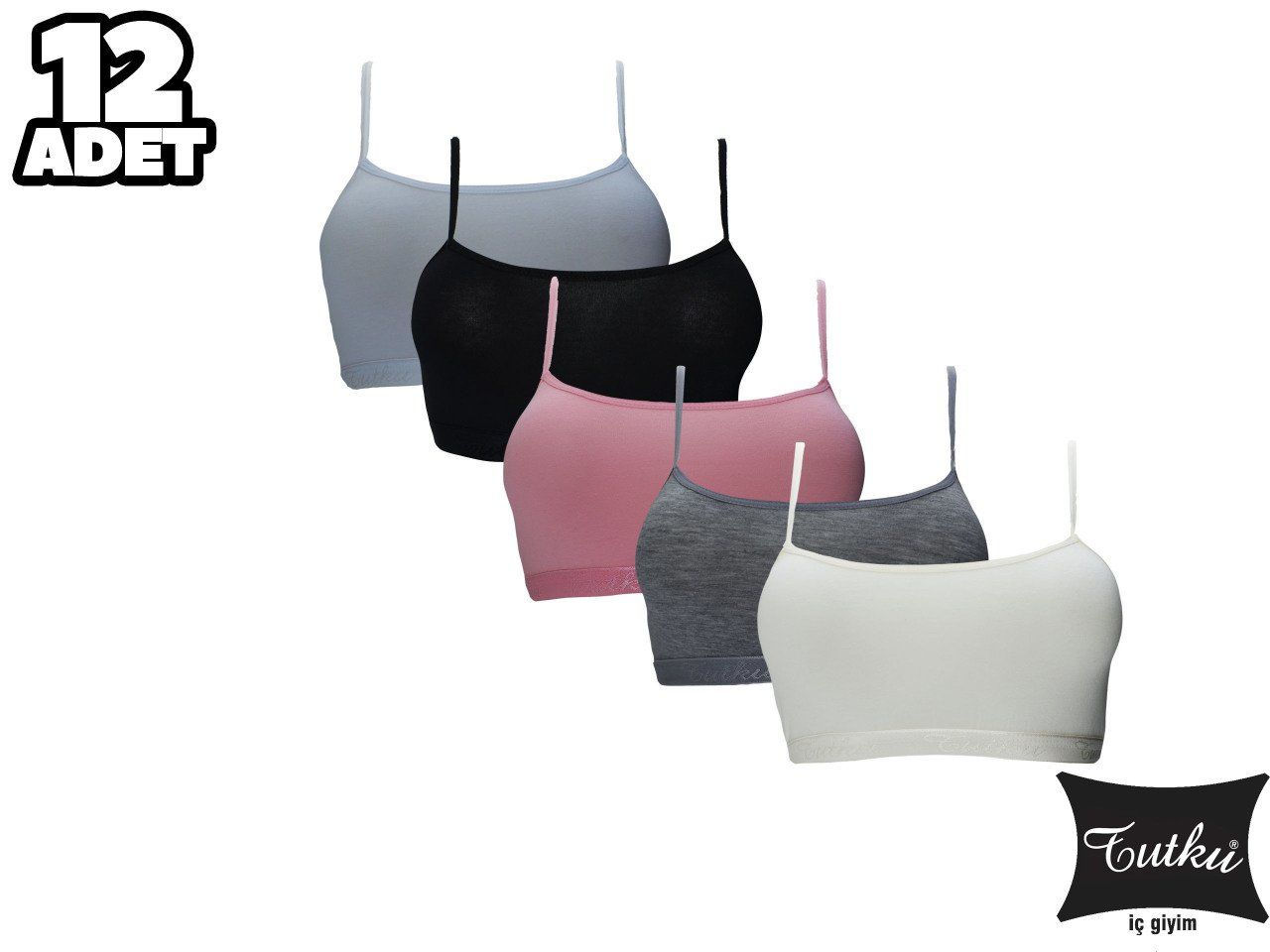 Tutku Kız Çocuk eLESTAN Alıştırma Sütyen - TKC0844