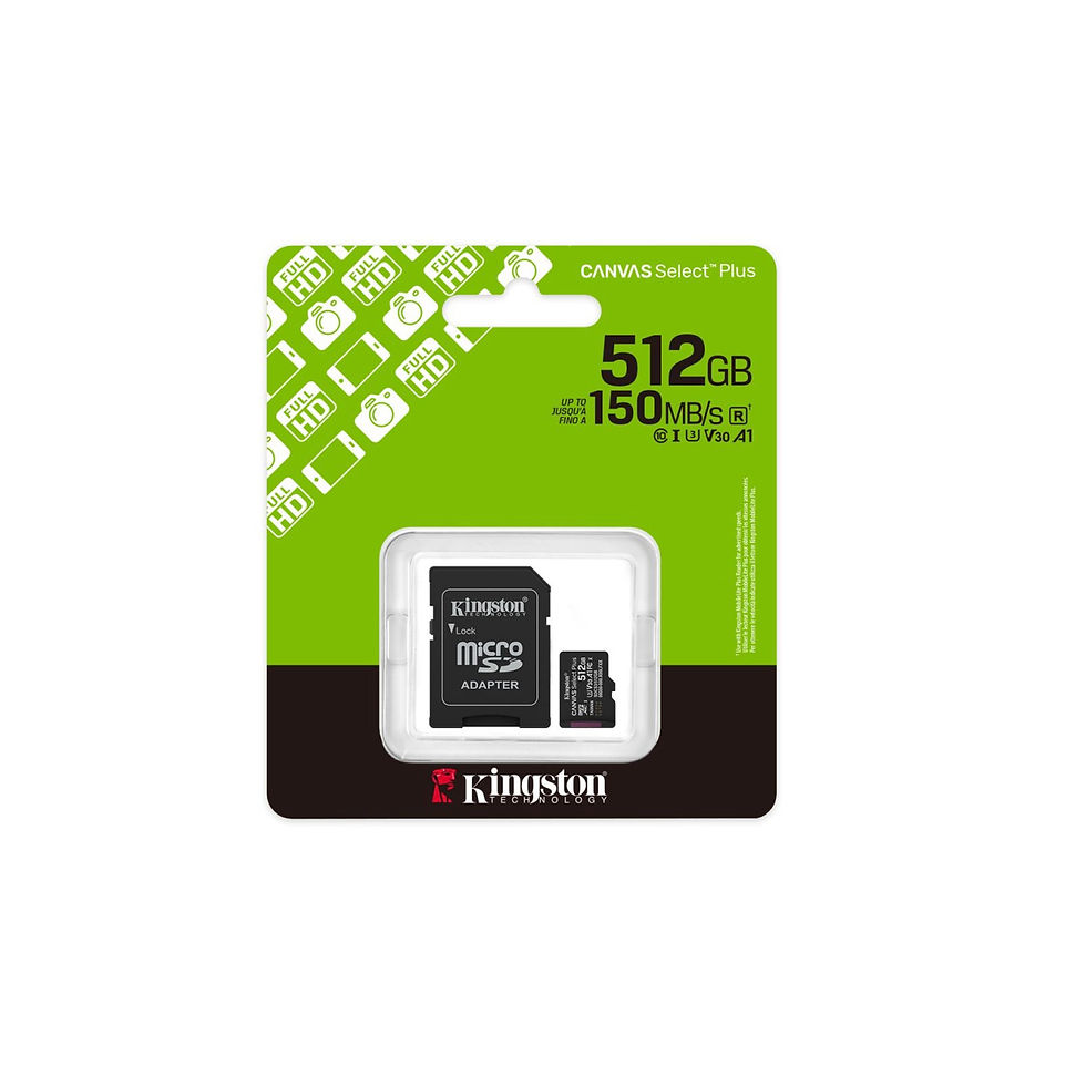 Küçük resim: Kingston Micro SDXC Canvas Hafıza Kartı