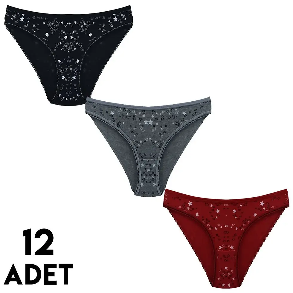 Küçük resim: Tutku Kadın Helena Bikini - 12'li (TKD0587)