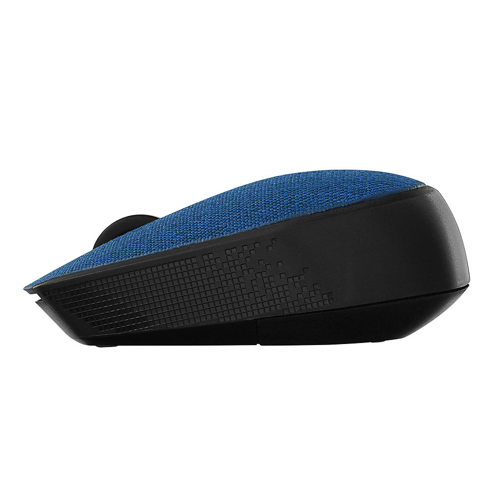 Küçük resim: Everest KM-218 Usb 2.4Ghz Kumaş Yüzey Kablosuz Mouse - Mavi