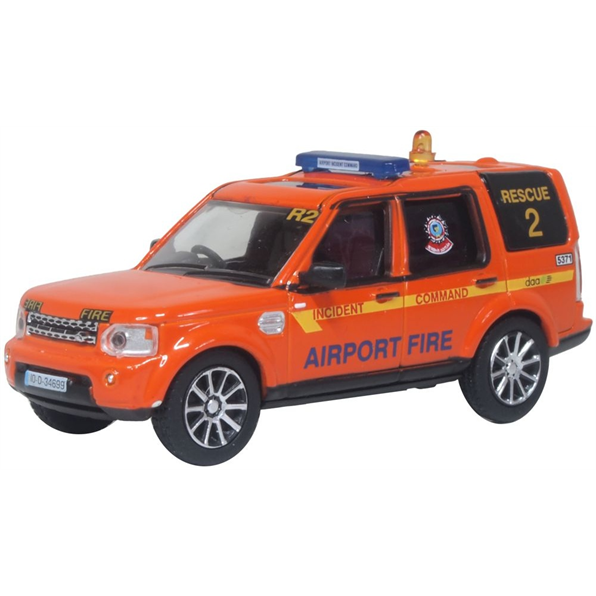 OXF 76DIS007 Land Rover Discovery 4 Dublin Airport Fire Service 1:76